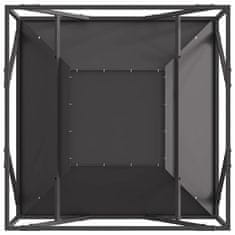 Vidaxl Ogenj Črna 80 x 80 x 40 cm Mnogi jeklo