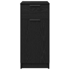 Vidaxl Omarica za pisalno mizo Črni hrast 33 x 50 x 75 cm
