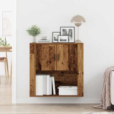 Vidaxl Omarica na steni Star les 80 x 33 x 80 cm Konstruiran les