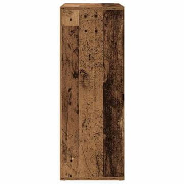 Vidaxl Strani šal Star les 60 x 31 x 84 cm Inženirski les