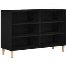 Vidaxl Strani šal Črni hrast 103.5 x 35 x 70 cm Konstruiran les