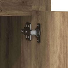 Vidaxl Miza s predalom artisan hrast 50 x 115 x 75 cm Konstruiran les