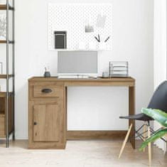 Vidaxl Miza s predalom artisan hrast 50 x 115 x 75 cm Konstruiran les