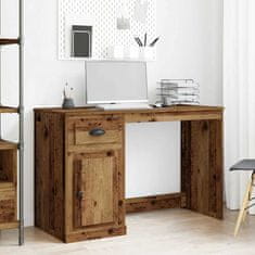 Vidaxl Miza s predalom Star les 50 x 115 x 75 cm Konstruiran les