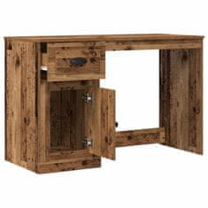 Vidaxl Miza s predalom Star les 50 x 115 x 75 cm Konstruiran les