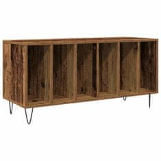 Vidaxl Omara za plošče artisan hrast 100 x 38 x 48 cm Konstruiran les