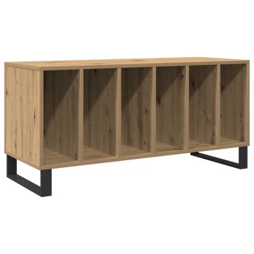 Vidaxl Omara za plošče artisan hrast 100 x 38 x 48 cm Inženirski les