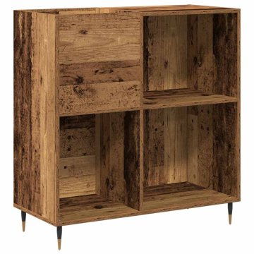 Vidaxl Omara za plošče artisan hrast 85 x 38 x 89 cm Konstruiran les