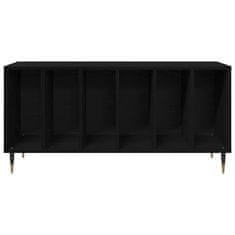 Vidaxl Omara za plošče Črni hrast 100 x 38 x 48 cm Konstruiran les