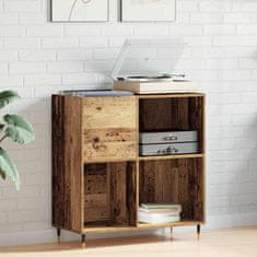 Vidaxl Omara za plošče artisan hrast 85 x 38 x 89 cm Konstruiran les