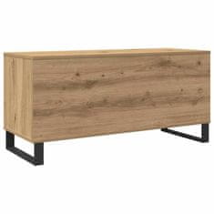 Vidaxl Omara za plošče artisan hrast 100 x 38 x 48 cm Konstruiran les