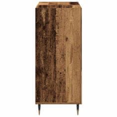 Vidaxl Omara za plošče artisan hrast 85 x 38 x 89 cm Konstruiran les