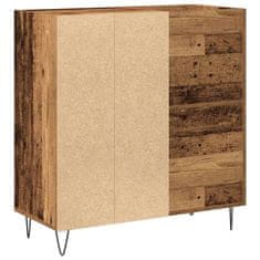Vidaxl Omara za plošče artisan hrast 85 x 38 x 89 cm Konstruiran les