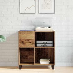 Vidaxl Omara za plošče artisan hrast 85 x 38 x 89 cm Konstruiran les