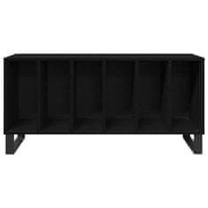 Vidaxl Omara za plošče Črni hrast 100 x 38 x 48 cm Konstruiran les
