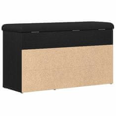 Vidaxl Klop za čevlje Črna 80 x 30 x 45 cm Konstruiran les