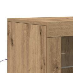 Vidaxl Stranska omara artisan hrast 60.5 x 37 x 100 cm Konstruiran les