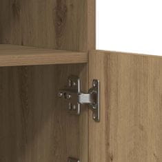 Vidaxl Stranska omara artisan hrast 60.5 x 37 x 100 cm Konstruiran les