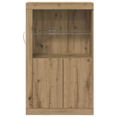 Vidaxl Stranska omara artisan hrast 60.5 x 37 x 100 cm Konstruiran les
