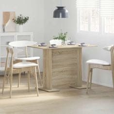 Vidaxl Jedilna miza sonoma hrast 110 x 60 x 75 cm Konstruiran les