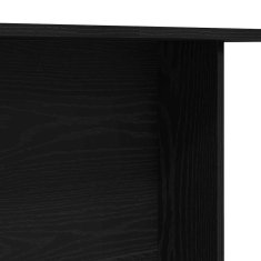 Vidaxl Jedilna miza Črni hrast 110 x 60 x 75 cm Konstruiran les