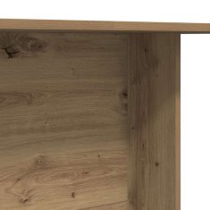 Vidaxl Jedilna miza artisan hrast 110 x 60 x 75 cm Konstruiran les