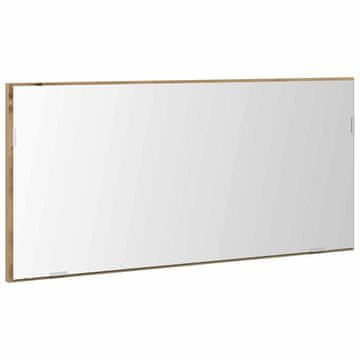 Vidaxl Ogledalo artisan hrast 80 x 37 cm Steklo in inženirski les