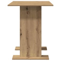 Vidaxl Jedilna miza artisan hrast 110 x 60 x 75 cm Konstruiran les