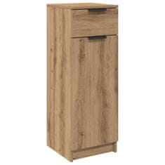 Vidaxl Kopalniška omara Umetni hrast 32x34x90 cm Inženirski les