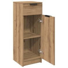 Vidaxl Kopalniška omara Umetni hrast 32x34x90 cm Inženirski les