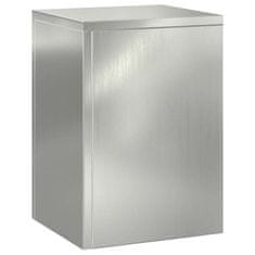 Vidaxl Stojala za rastline 2 pcs srebrna 24 x 24 x 35 cm