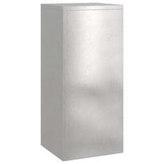 Vidaxl Stojala za rastline 2 pcs srebrna 24 x 24 x 55 cm