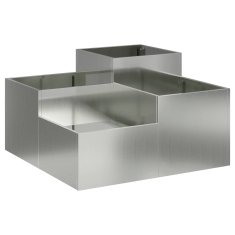 Vidaxl Vrtni Obešalnik 100x100x48 cm Galvanizirano Jeklo