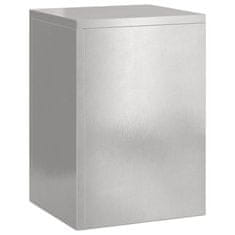 Vidaxl Stojala za rastline 2 pcs srebrna 24 x 24 x 35 cm