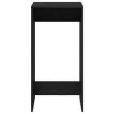 Vidaxl Barska miza Črna Orehovina 51 x 50 x 103.5 cm Konstruiran les
