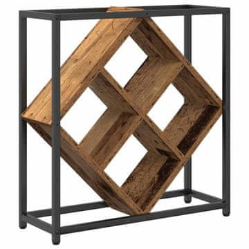 Vidaxl Stojalo za vino Star les 51 x 18 x 52.5 cm Konstruiran les
