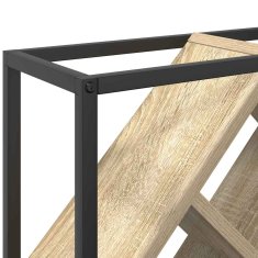 Vidaxl Razdelek za vino Sonoma hrast 51x18x52,5 cm inženirska lesa