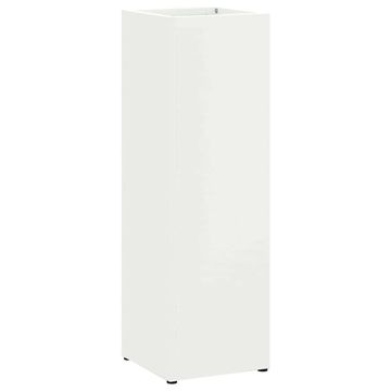 Vidaxl Stojalo za dežnik Bela 15,5 x 15,5 x 49 cm Kovina