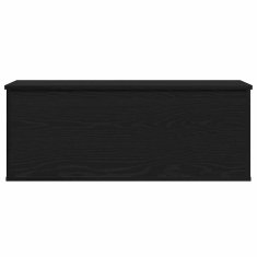 Vidaxl Shramba Škatla Črni Oreh 90x35x35 cm Inženirski Les