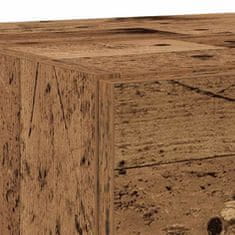 Vidaxl Omarica za umivalnik Star les 78 x 37 x 59 cm Konstruiran les