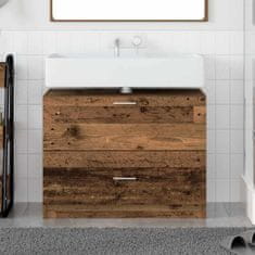 Vidaxl Omarica za umivalnik Star les 78 x 37 x 59 cm Konstruiran les