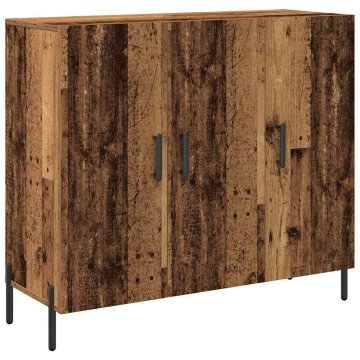 Vidaxl Strani šal Star les 90 x 34 x 80 cm Konstruiran les