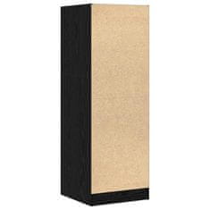 Vidaxl Apotekarska omarica Črni hrast 40 x 41 x 118 cm Konstruiran les