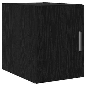 Vidaxl Omara za steno Črna Orehovina 30 x 42,5 x 39,5 cm