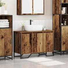 Vidaxl Omara za umivalnik Star les 91 x 35 x 60 cm Konstruiran les
