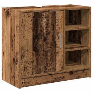 Vidaxl Omara za umivalnik Star les 63 x 29 x 55 cm Konstruiran les