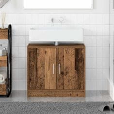 Vidaxl Omara za umivalnik Star les 63 x 29 x 55 cm Konstruiran les