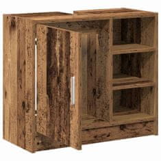 Vidaxl Omara za umivalnik Star les 63 x 29 x 55 cm Konstruiran les