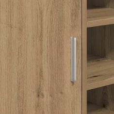 Vidaxl Omara za umivalnik Umetni hrast 63 x 29 x 55 cm Konstruiran les