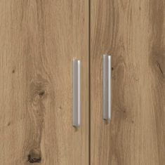 Vidaxl Omara za umivalnik Umetni hrast 63 x 29 x 55 cm Konstruiran les